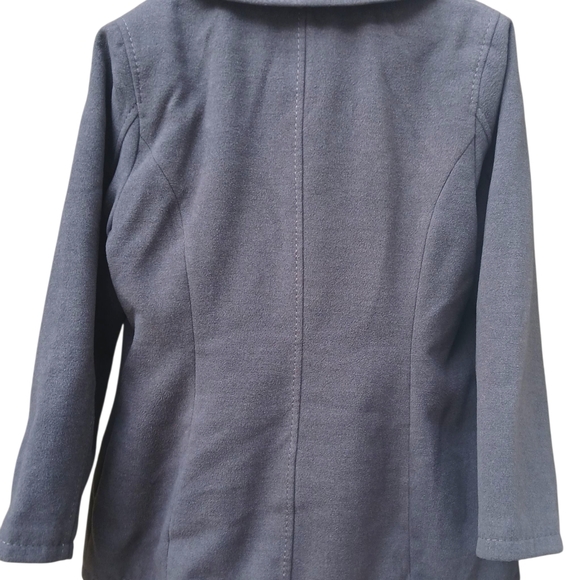 Faded Glory Women's Charcoal Grey Double-Breasted PeaCoat Jacket-Size 1X EUC - Picture 6 of 7